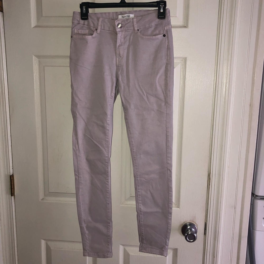 Ellen Tracy pastel lavender skinny  jeans- size 4